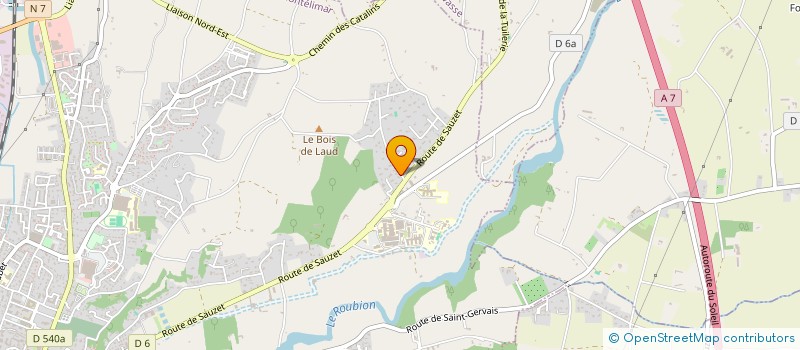 localisation de l'entreprise SPFPL MARINA MAKHOUL  MONTELIMAR