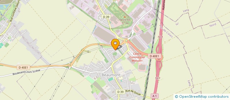 localisation de l'entreprise SPFPL MARION BONAFOS LEGRAND à HENIN-BEAUMONT