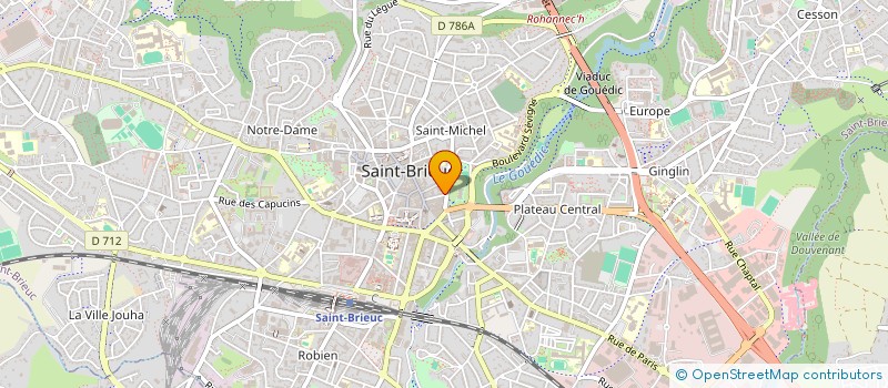 localisation de l'entreprise SPFPL MARION LEROUX COURCOUX DEGOUEY à SAINT-BRIEUC