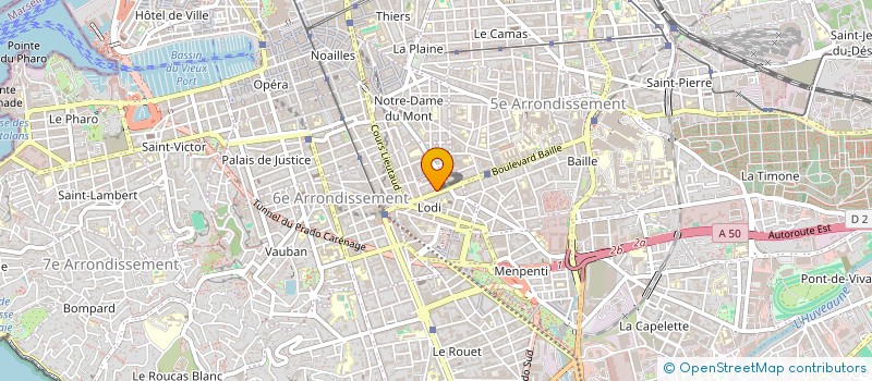 localisation de l'entreprise SPFPL MAROUANI COMPANY à MARSEILLE