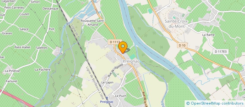 localisation de l'entreprise SPFPL MARQUETTE FABIEN  PREIGNAC