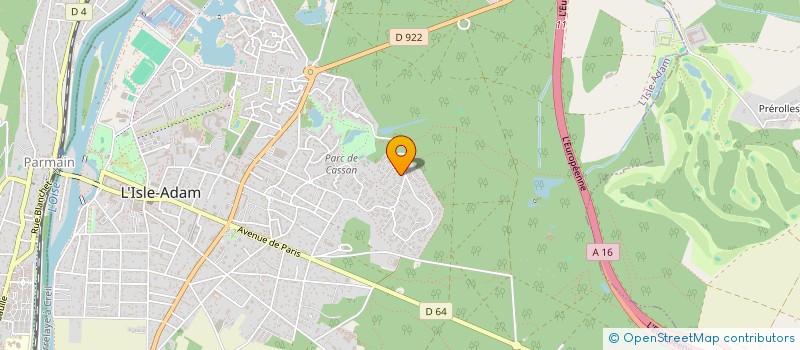 localisation de l'entreprise SPFPL MARVEL  L'ISLE-ADAM