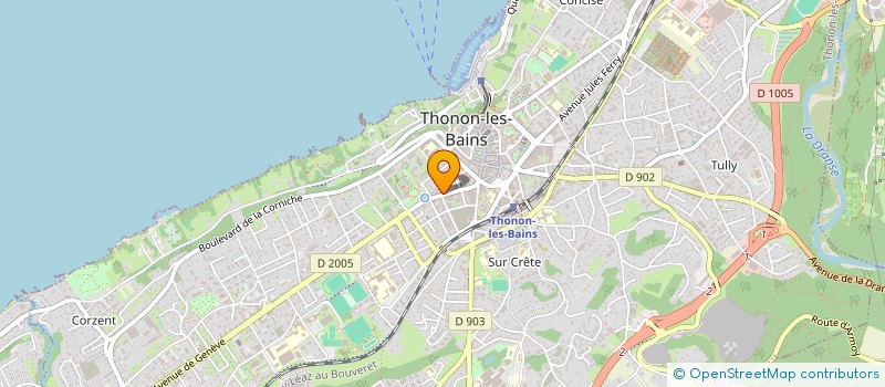 localisation de l'entreprise SPFPL MARVIC à THONON-LES-BAINS