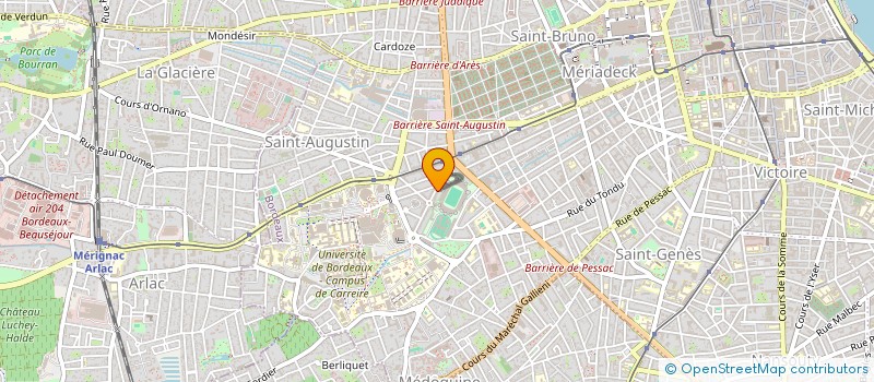 localisation de l'entreprise SPFPL MARYSSE  BORDEAUX