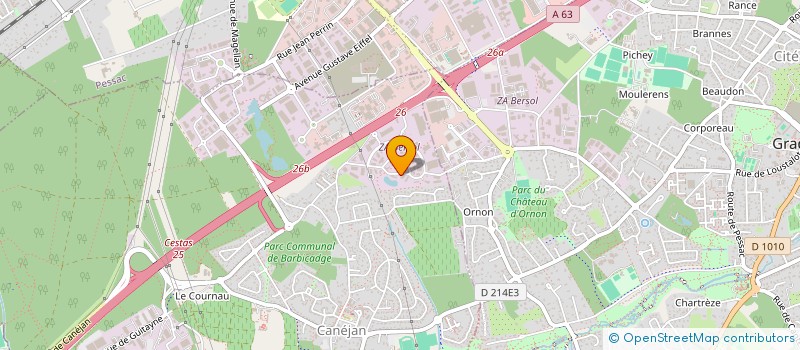 localisation de l'entreprise SPFPL MATHIAS SAURA à CANEJAN