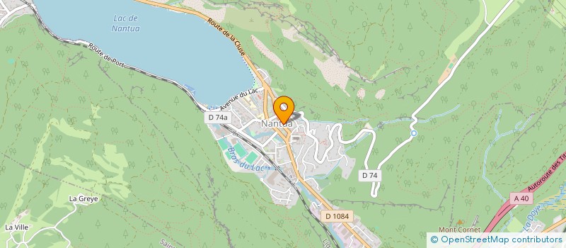 localisation de l'entreprise SPFPL MATTHIEU ZAMBUJO PHARMACIEN  NANTUA