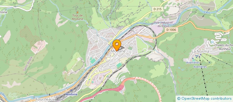 localisation de l'entreprise SPFPL MAUD FORESTIER NOTAIRE  MODANE