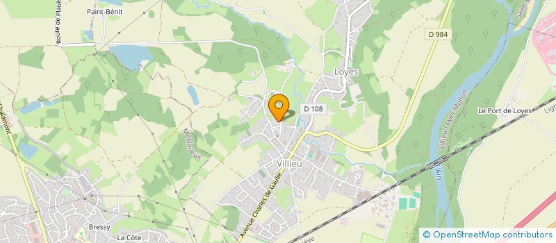 localisation de l'entreprise SPFPL MAXIME BOUGETTE  VILLIEU-LOYES-MOLLON