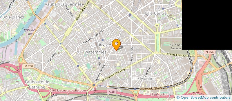localisation de l'entreprise SPFPL MAXIME LEVASSEUR à LILLE