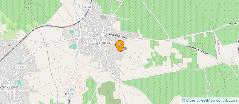 localisation de l'entreprise SPFPL MCDOT  GENERAC