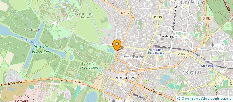 localisation de l'entreprise SPFPL MDH à VERSAILLES