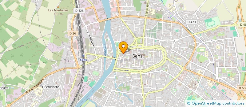 localisation de l'entreprise SPFPL MELIN à SENS