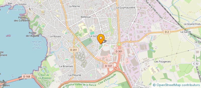 localisation de l'entreprise SPFPL MEN RUZ  SAINT-MALO