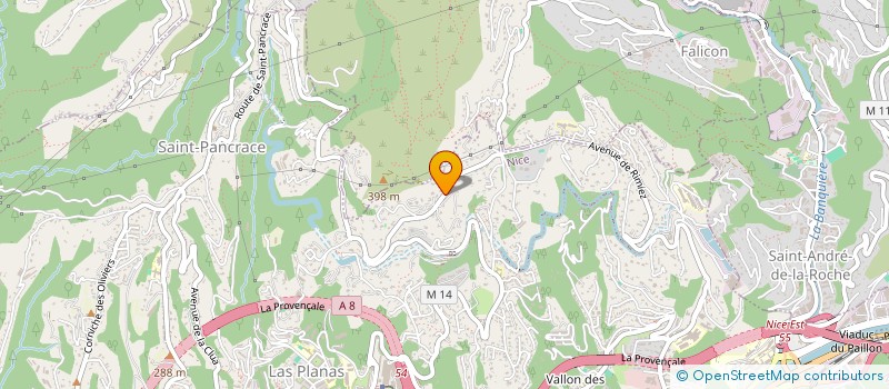 localisation de l'entreprise SPFPL METAYER  NICE