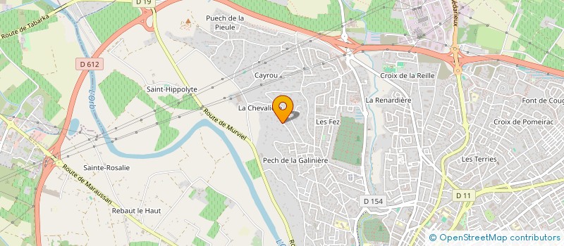 localisation de l'entreprise SPFPL MG 34  BEZIERS