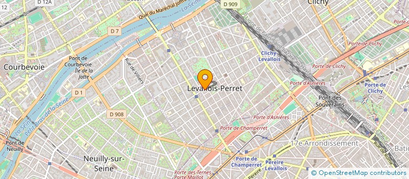 localisation de l'entreprise SPFPL MG HOLD à LEVALLOIS-PERRET