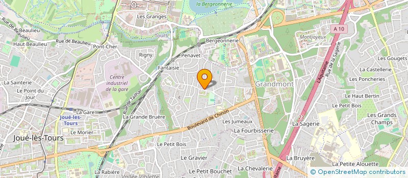 localisation de l'entreprise SPFPL MIR 37  JOUE-LES-TOURS