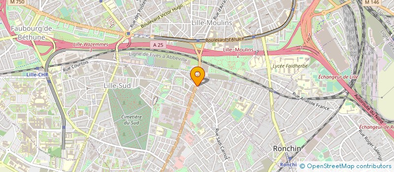 localisation de l'entreprise SPFPL MITOUMBA à LILLE