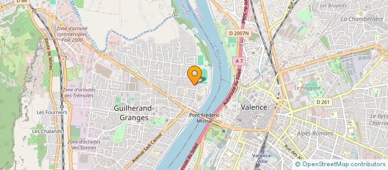 localisation de l'entreprise SPFPL MLE  GUILHERAND-GRANGES