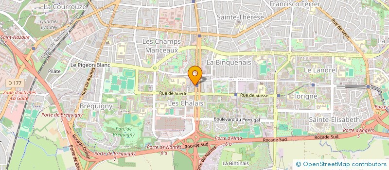 localisation de l'entreprise SPFPL MLT  RENNES