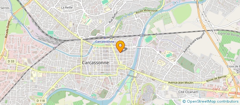 localisation de l'entreprise SPFPL MM  CARCASSONNE