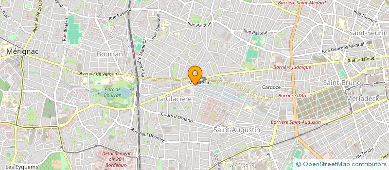 localisation de l'entreprise SPFPL MONDESIR  MERIGNAC