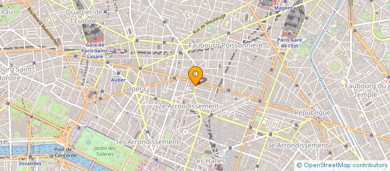 localisation de l'entreprise SPFPL MONTORGUEIL  PARIS