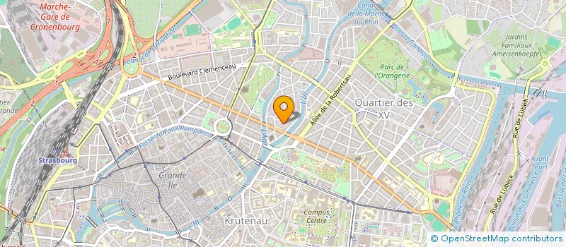 localisation de l'entreprise SPFPL MONTOYA-FAIVRE  STRASBOURG