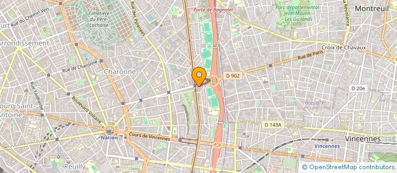 localisation de l'entreprise SPFPL MONTREUIL  PARIS