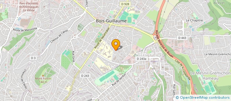 localisation de l'entreprise SPFPL MORGANE CARPENTIER à BOIS-GUILLAUME