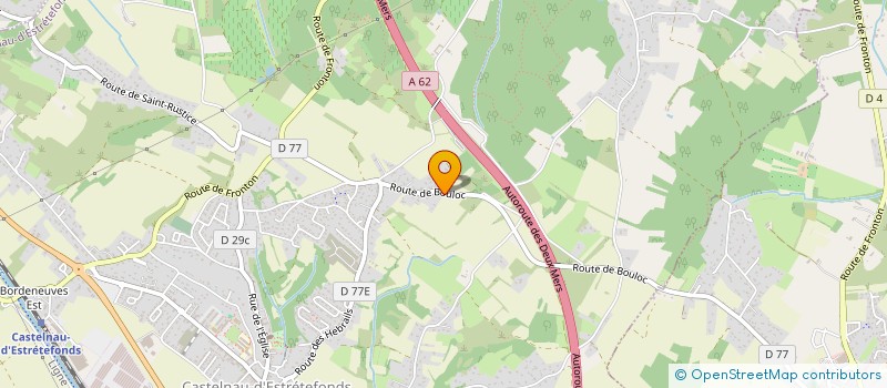 localisation de l'entreprise SPFPL MORILLEORTHO  CASTELNAU-D'ESTRETEFONDS