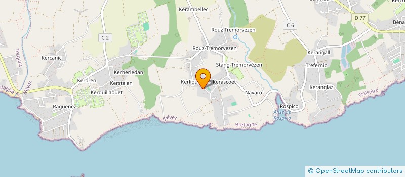 localisation de l'entreprise SPFPL MORVAN-ROUSSELIN  NEVEZ