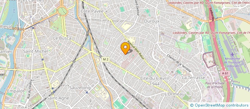 localisation de l'entreprise SPFPL MOUREU BELHAOUARI à TOULOUSE