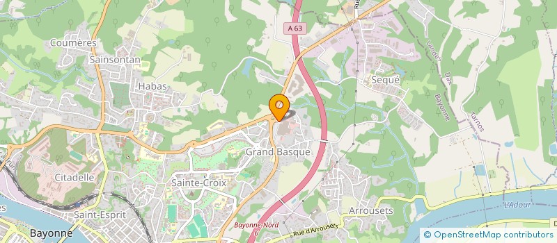 localisation de l'entreprise SPFPL MR INVEST à BAYONNE