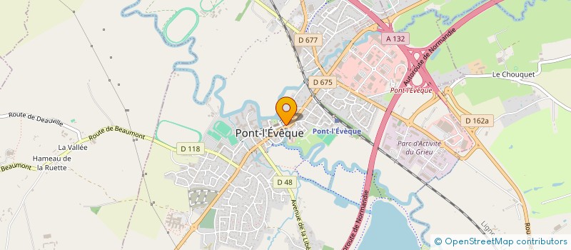 localisation de l'entreprise SPFPL MT  PONT L'EVEQUE