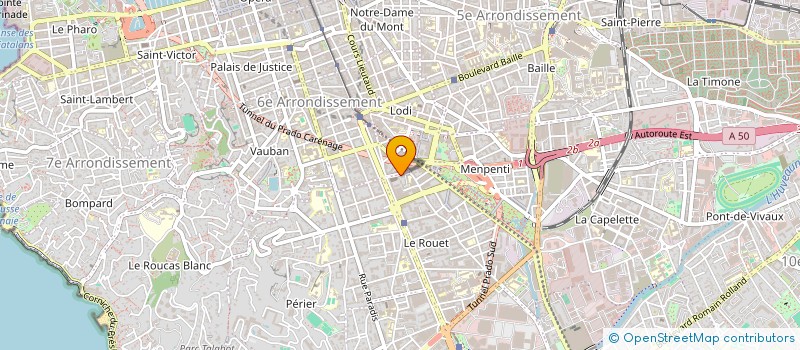 localisation de l'entreprise SPFPL MUSSI  MARSEILLE