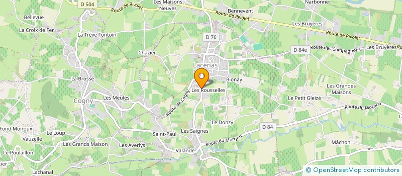 localisation de l'entreprise SPFPL MYRIAM DEYRES PHARMACIEN  LACENAS