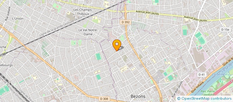 localisation de l'entreprise SPFPL NAVE  BEZONS