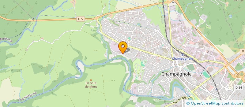 localisation de l'entreprise SPFPL NEWCO  CHAMPAGNOLE