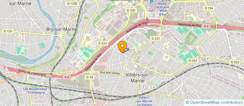 localisation de l'entreprise SPFPL NFIGUA  VILLIERS-SUR-MARNE