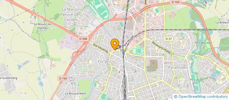 localisation de l'entreprise SPFPL NICOLAS ROUSSIN à LA ROCHE-SUR-YON