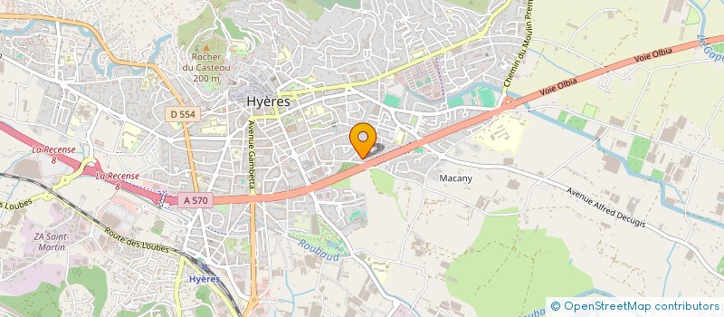 localisation de l'entreprise SPFPL NOUASRIA à HYERES