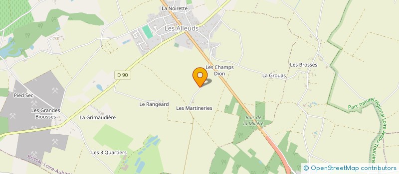 localisation de l'entreprise SPFPL O.NAVEL  LES GARENNES SUR LOIRE