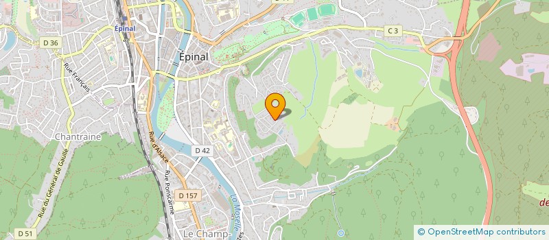 localisation de l'entreprise SPFPL OLIMAR  EPINAL