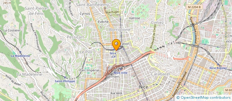 localisation de l'entreprise SPFPL OLIVIA RITLENG à NICE