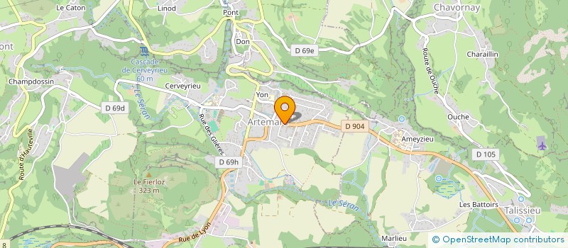 localisation de l'entreprise SPFPL OLIVIER TOUCAS  ARTEMARE