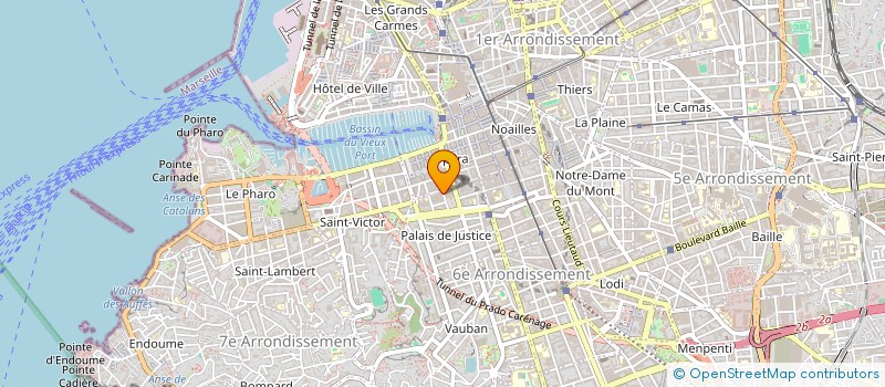 localisation de l'entreprise SPFPL OLYMPE à MARSEILLE