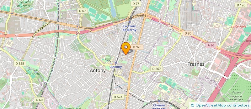 localisation de l'entreprise SPFPL OLYMPE HOLDING à ANTONY