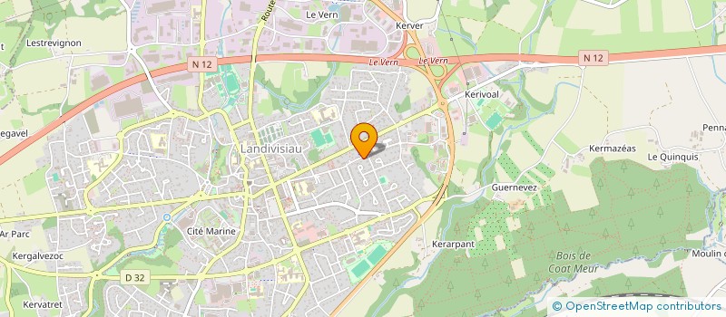 localisation de l'entreprise SPFPL OPALE  LANDIVISIAU