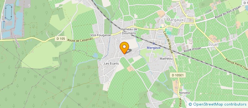 localisation de l'entreprise SPFPL OPF INVEST  MARGAUX-CANTENAC